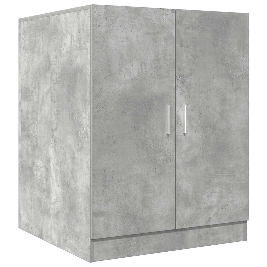 vidaXL Washing Machine Cabinets 2 pcs Concrete Grey Engineered wood