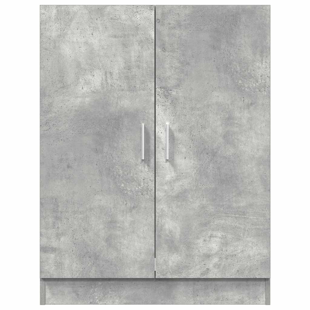 vidaXL Washing Machine Cabinets 2 pcs Concrete Grey Engineered wood