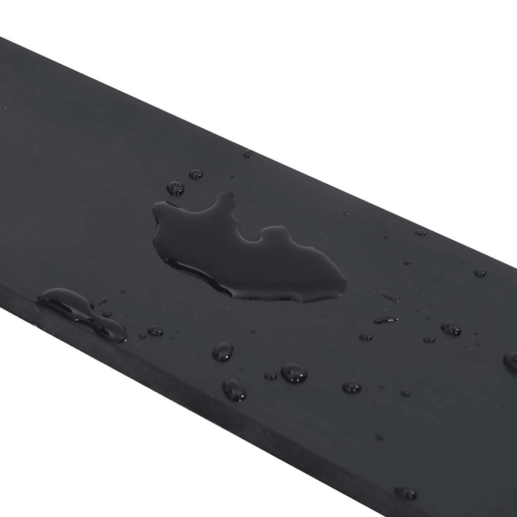 Rubber Edge for Snow Plow Black 100x8x1 cm
