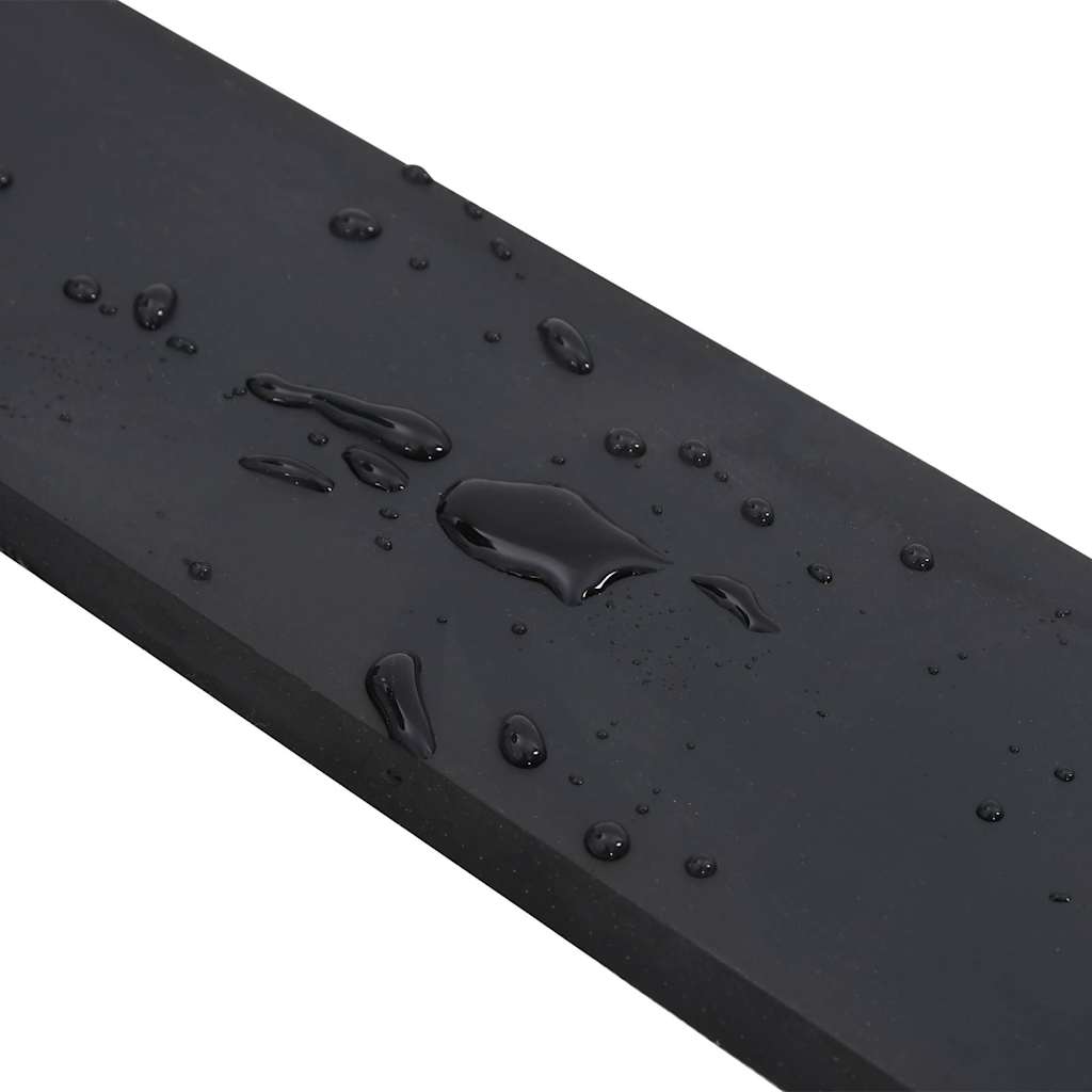 Rubber Edge for Snow Plow Black 150x8x1 cm