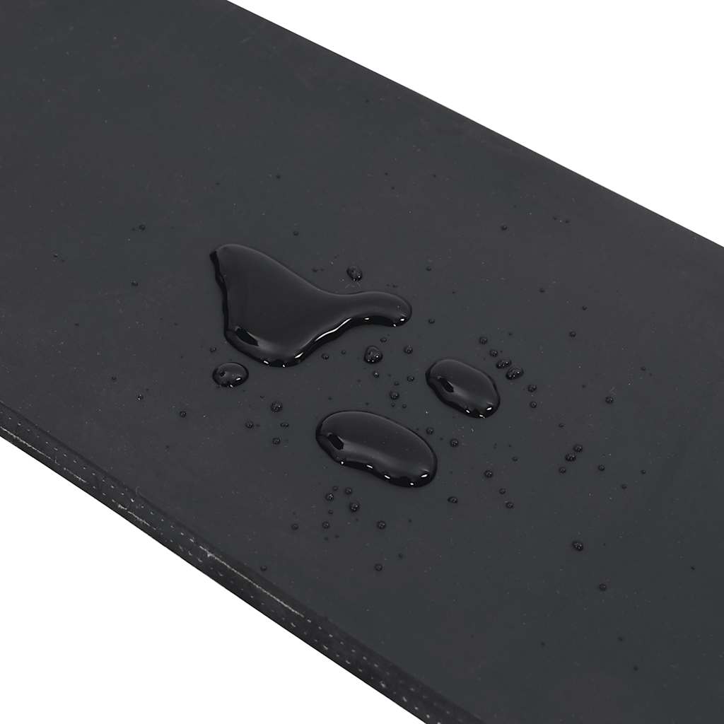 Rubber Edge for Snow Plow Black 80x15x1 cm