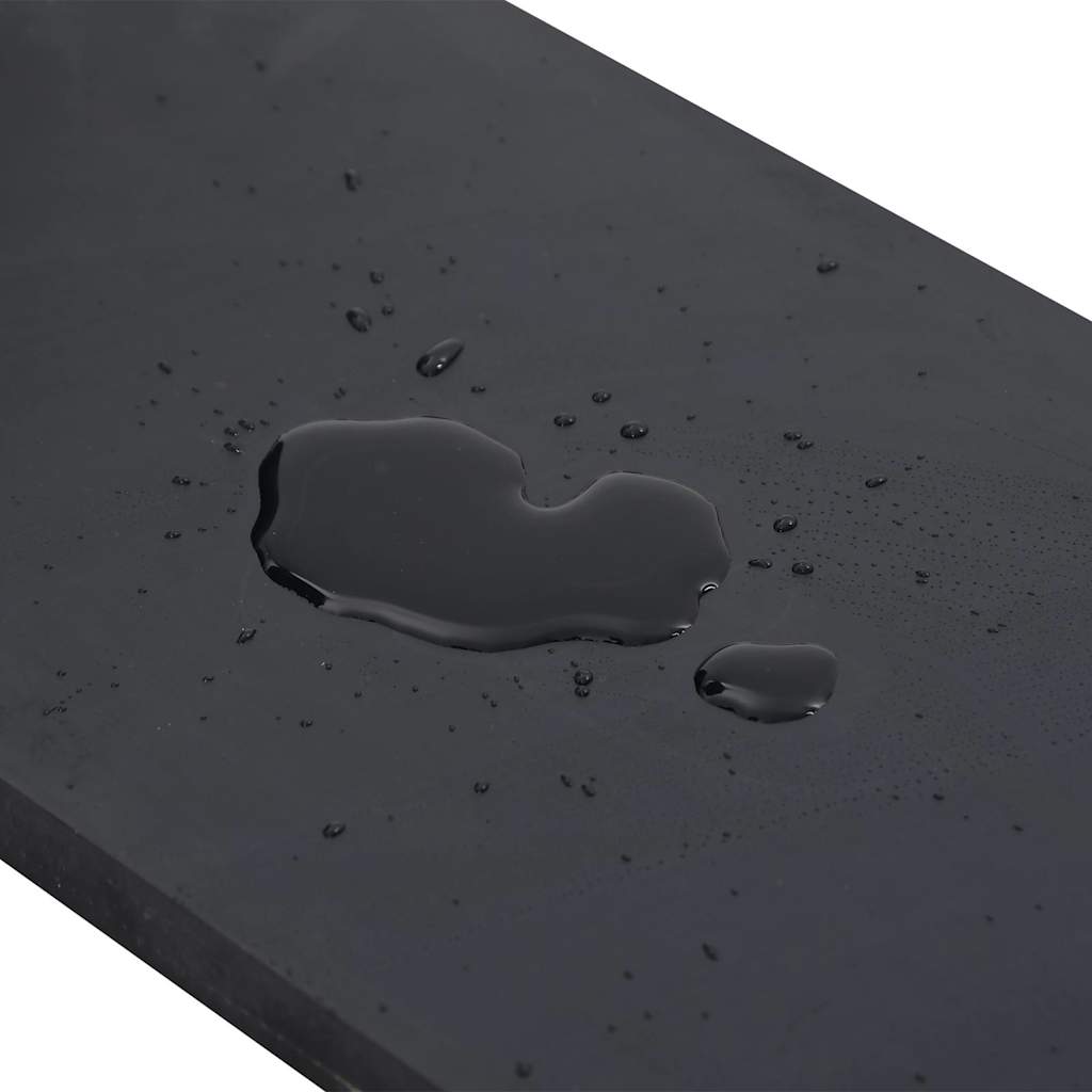 Rubber Edge for Snow Plow Black 180x15x1 cm