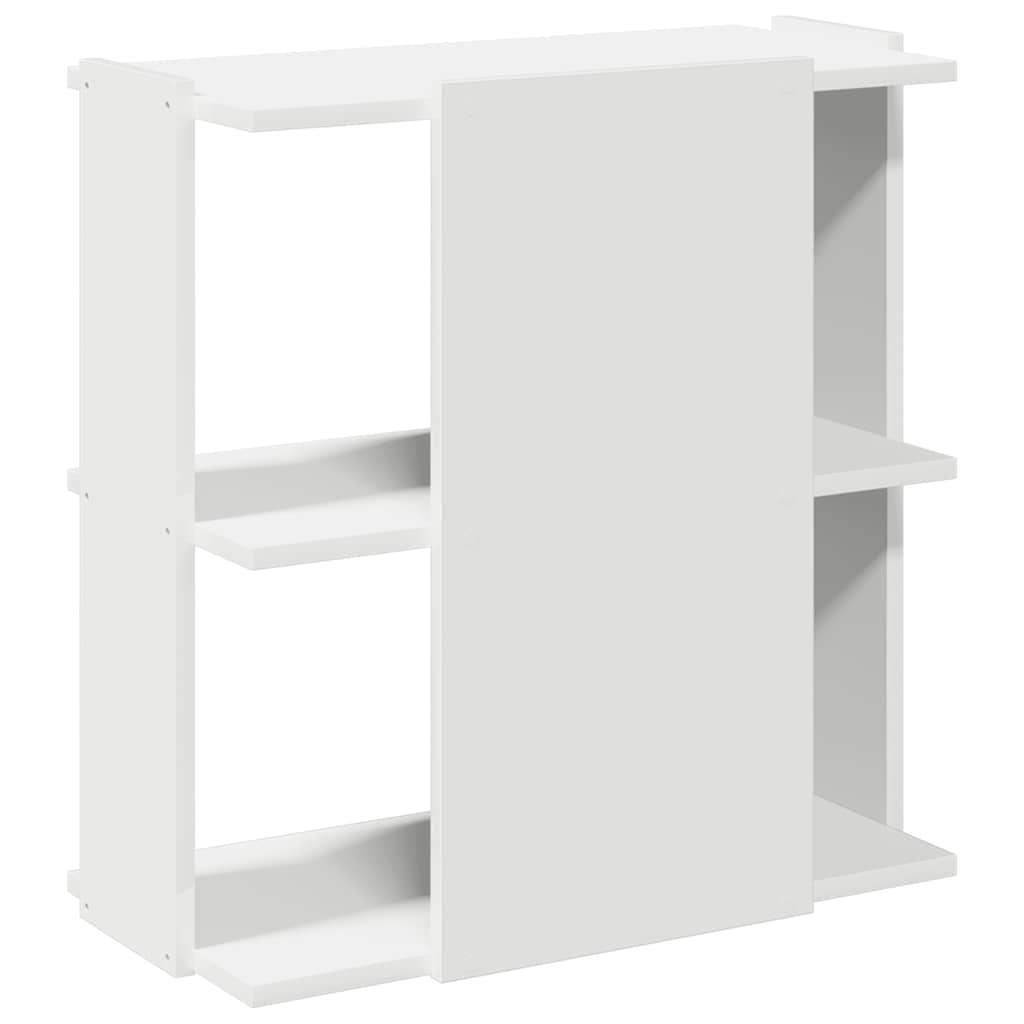 vidaXL Bookcase 3-Tier White 60x30x60 cm Engineered Wood