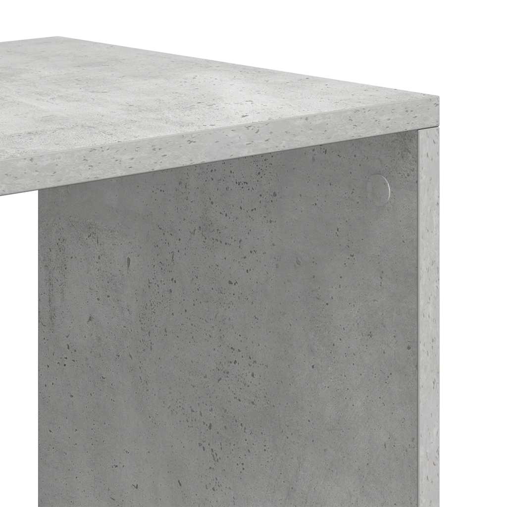 Book Cabinet Concrete Grey 66x31x112 cm Engineered Wood