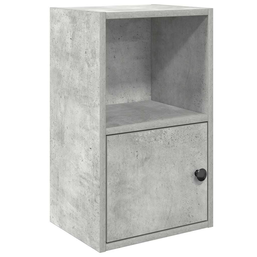 vidaXL Bookcase Concrete Grey 31x24x52 cm Engineered Wood