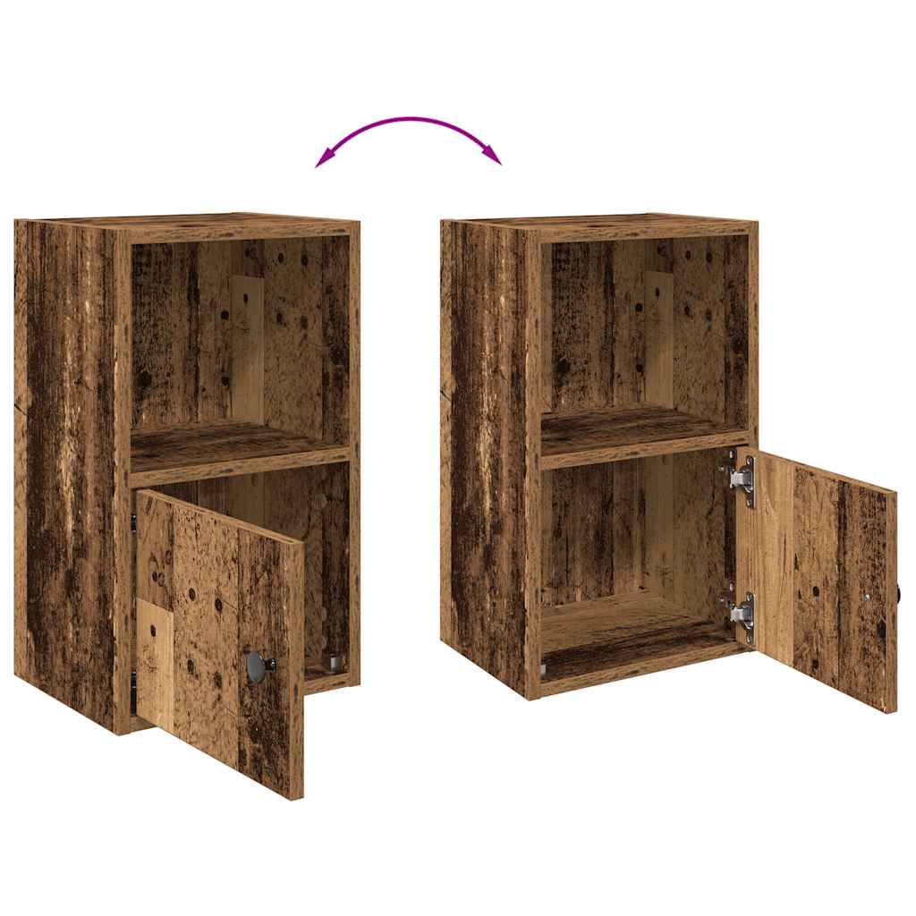 Bookcase Old Wood 31x24x52 cm Engineered Wood