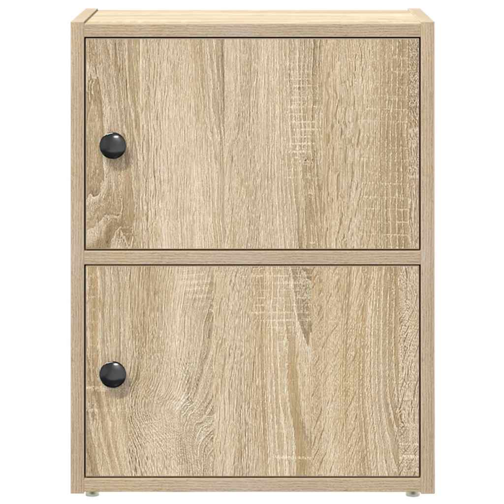 Bookcase Sonoma Oak 40x24x52 cm Engineered Wood