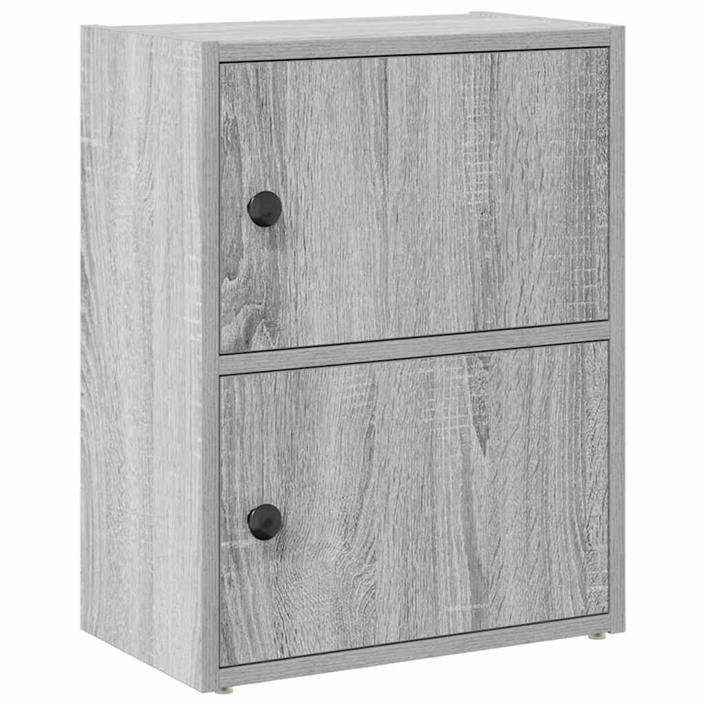 Bookcase Grey Sonoma 40x24x52 cm Engineered Wood