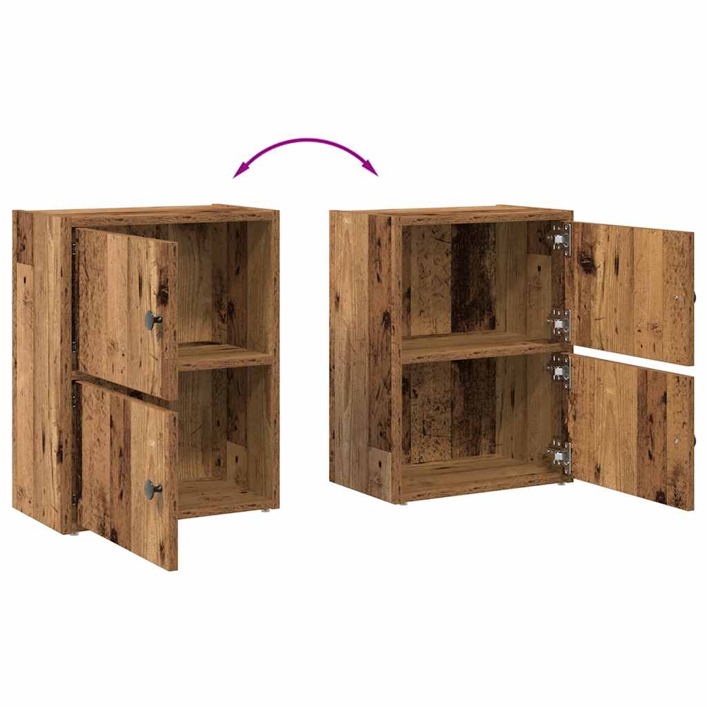 Bookcase Old Wood 40x24x52 cm Engineered Wood