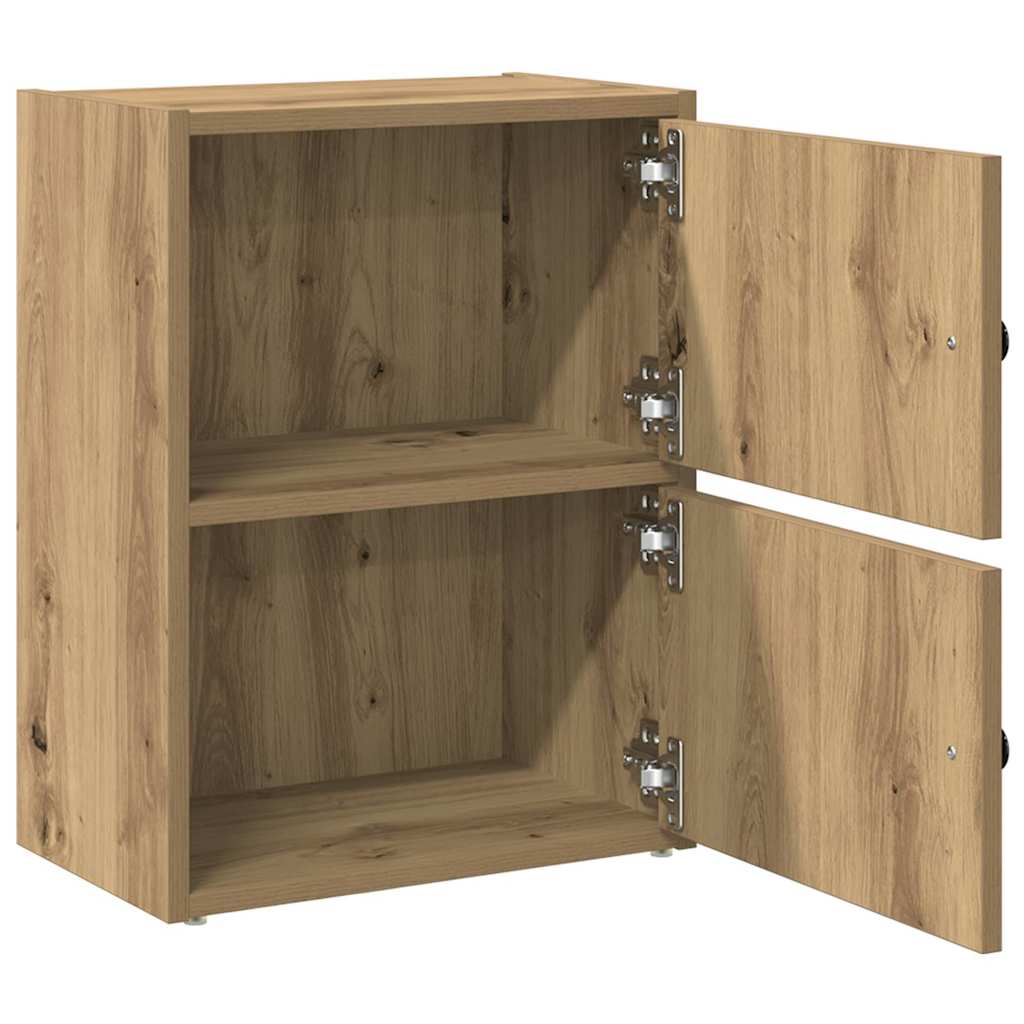 Bookcase Artisan Oak 40x24x52 cm Engineered Wood