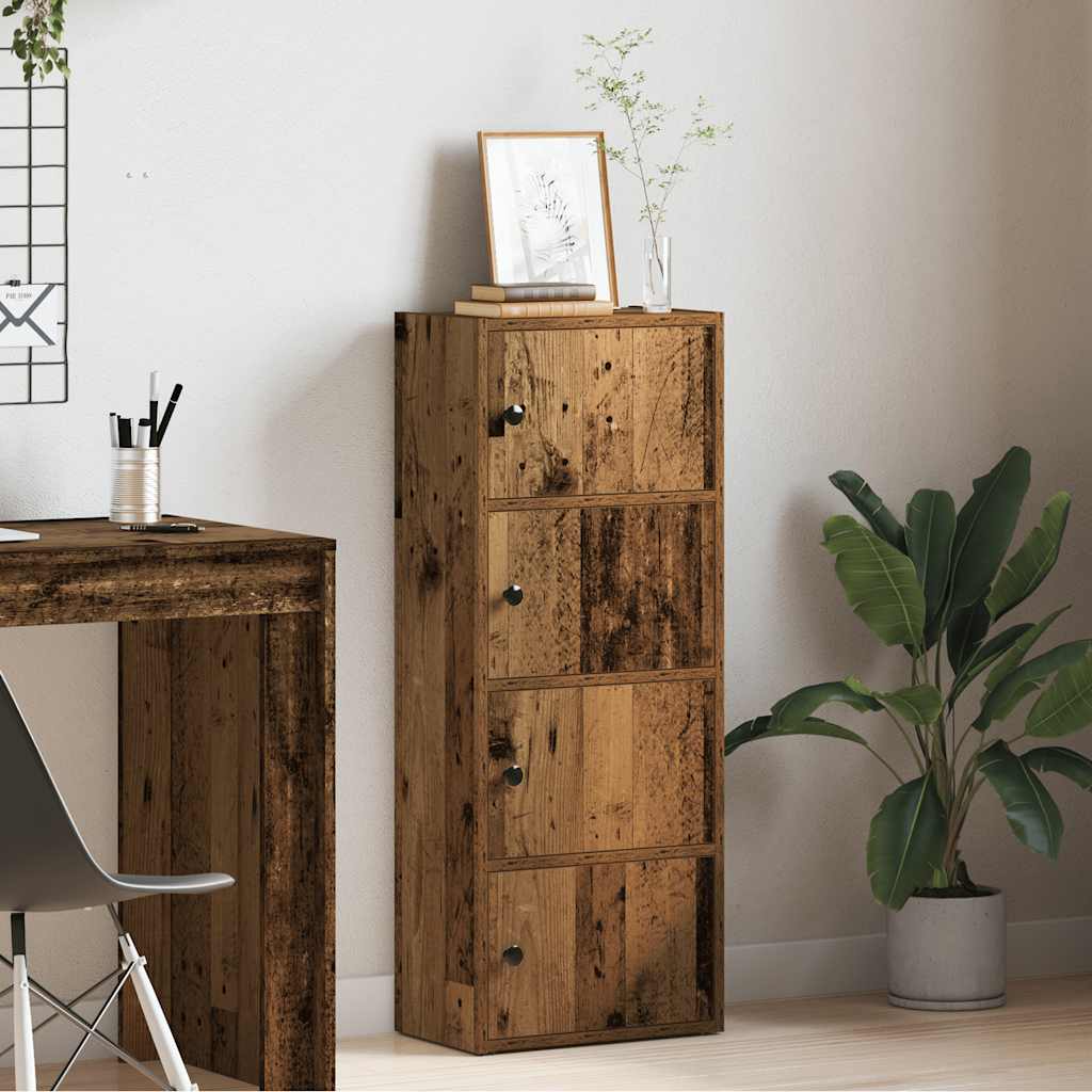 Bookcase Old Wood 40x24x102 cm Engineered Wood