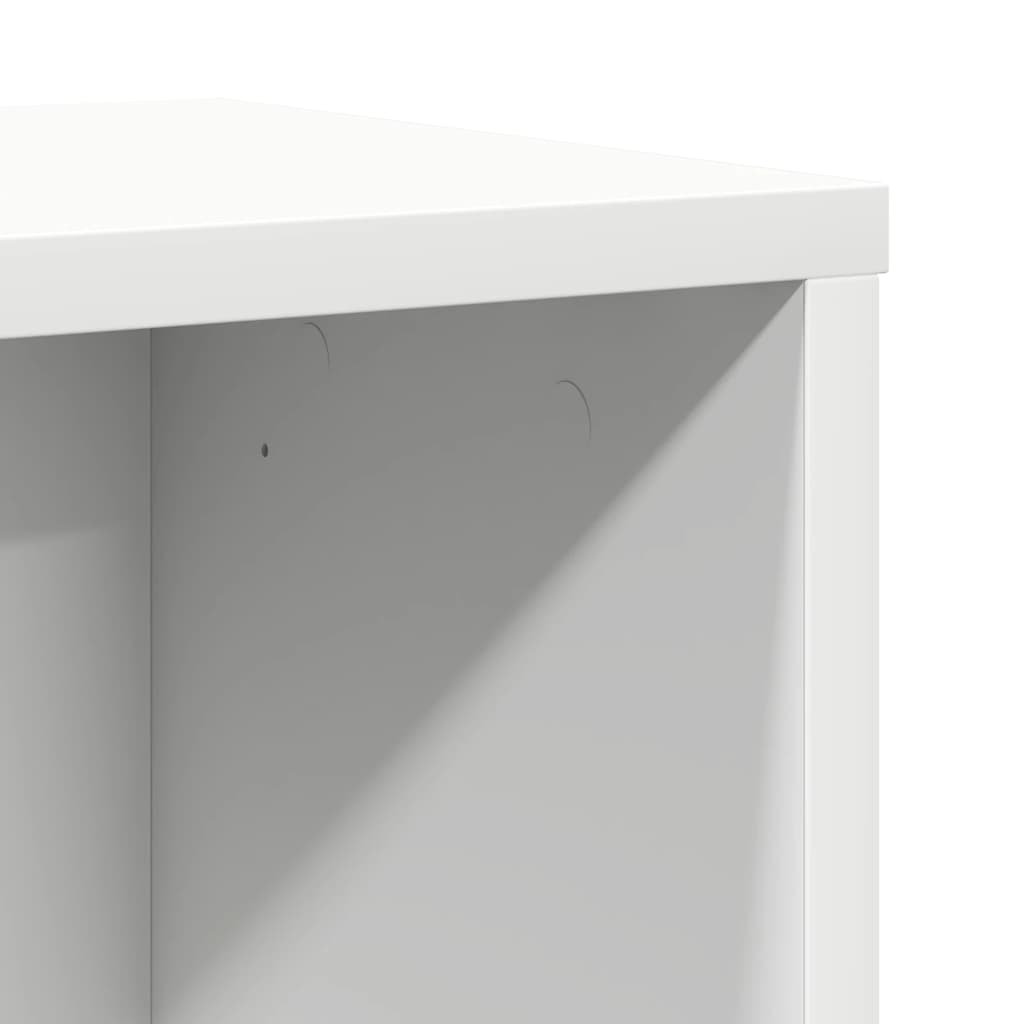 vidaXL Bookcase White 60x24x76.5 cm Engineered Wood