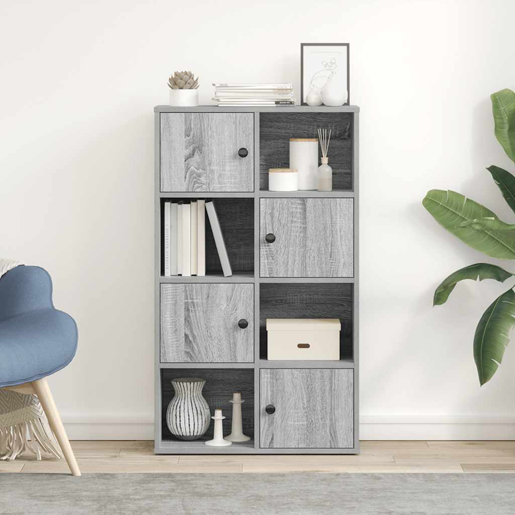 Bookcase Grey Sonoma 60x24x101,5 cm Engineered Wood