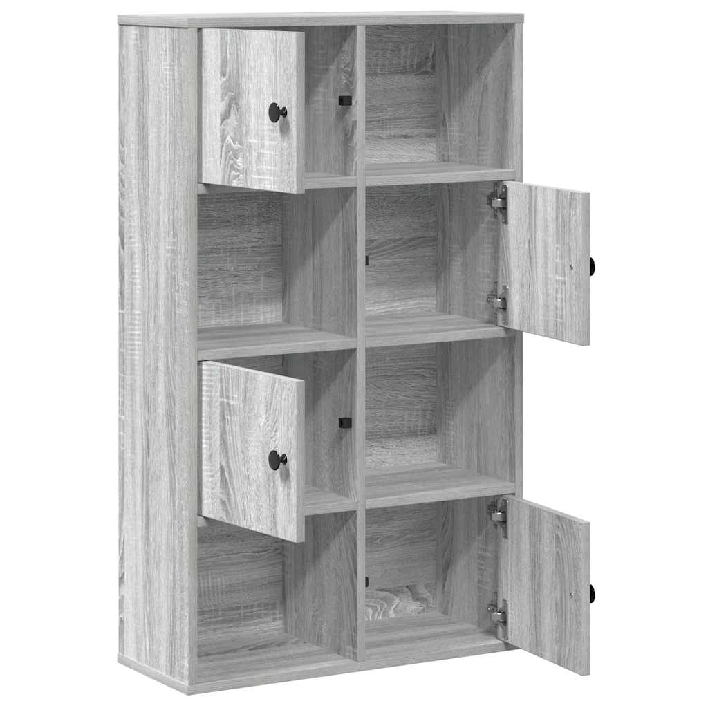 Bookcase Grey Sonoma 60x24x101,5 cm Engineered Wood