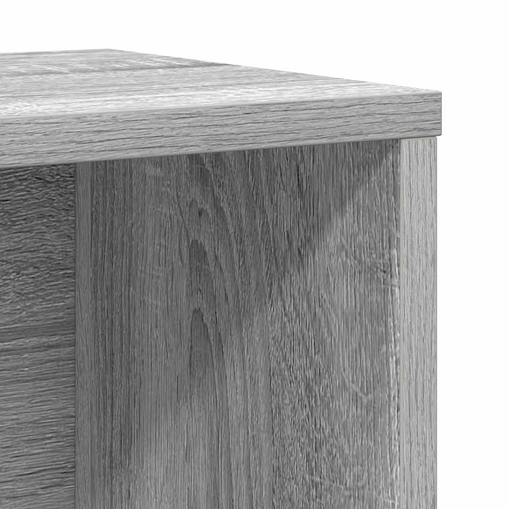 Bookcase Grey Sonoma 60x24x101,5 cm Engineered Wood