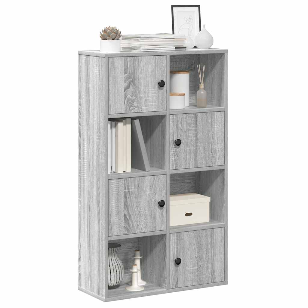 Bookcase Grey Sonoma 60x24x101,5 cm Engineered Wood