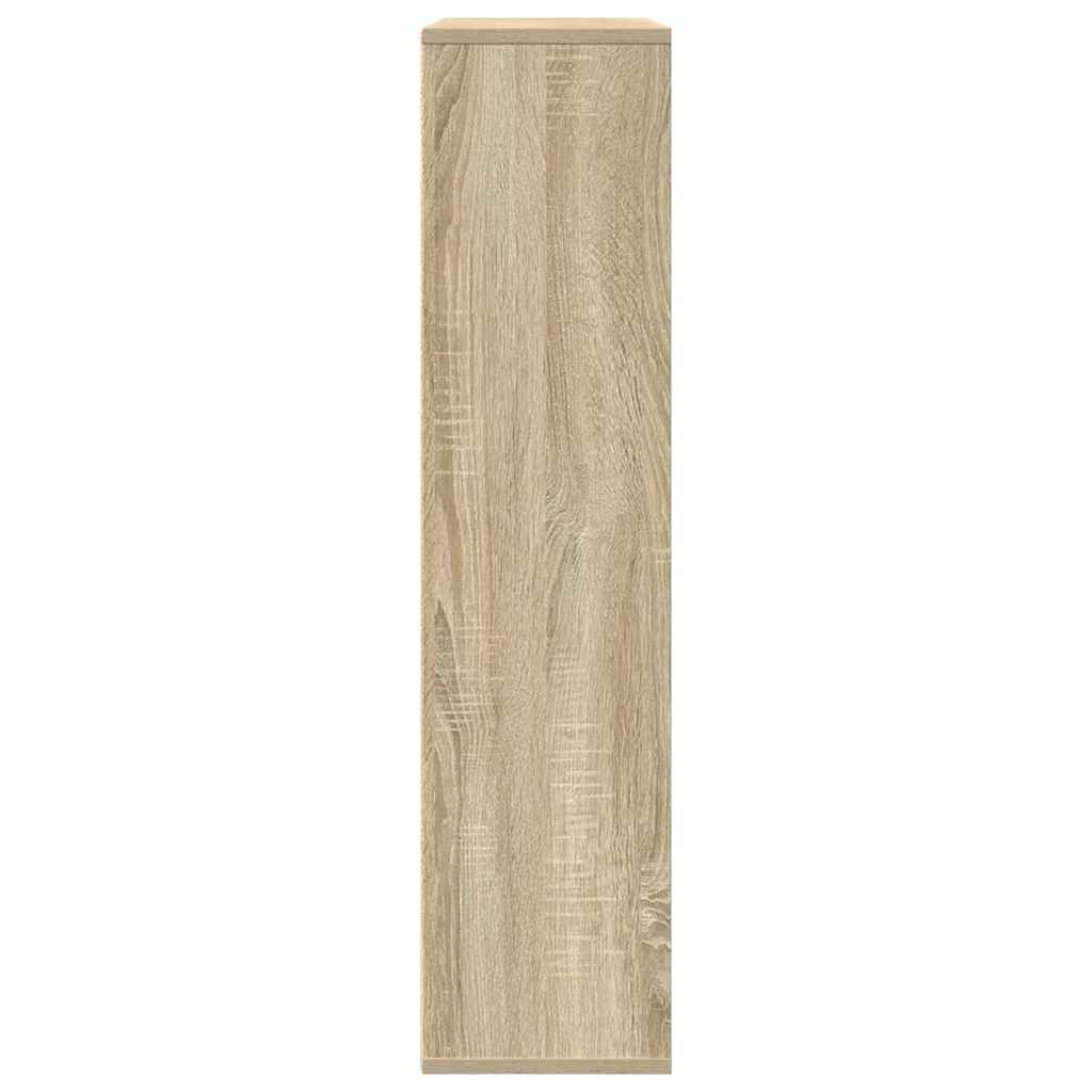 Bookcase Sonoma Oak 89x24x101.5 cm Engineered Wood