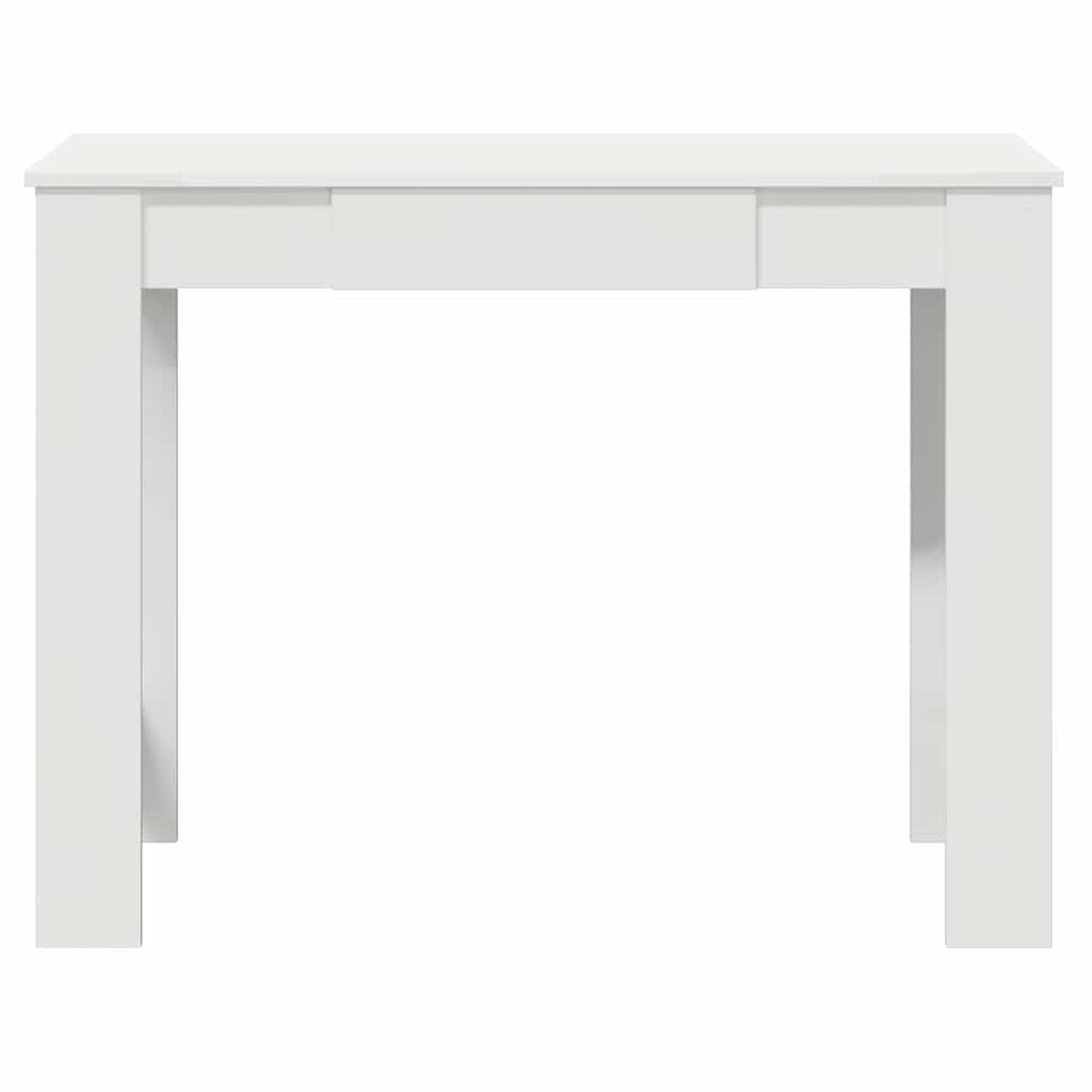 vidaXL Desk White 100x45x75 cm Engineered Wood