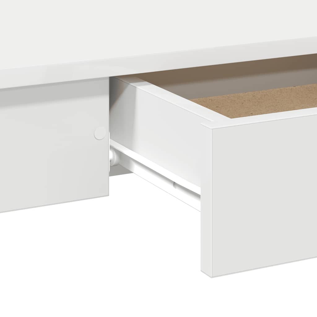 vidaXL Desk White 100x45x75 cm Engineered Wood