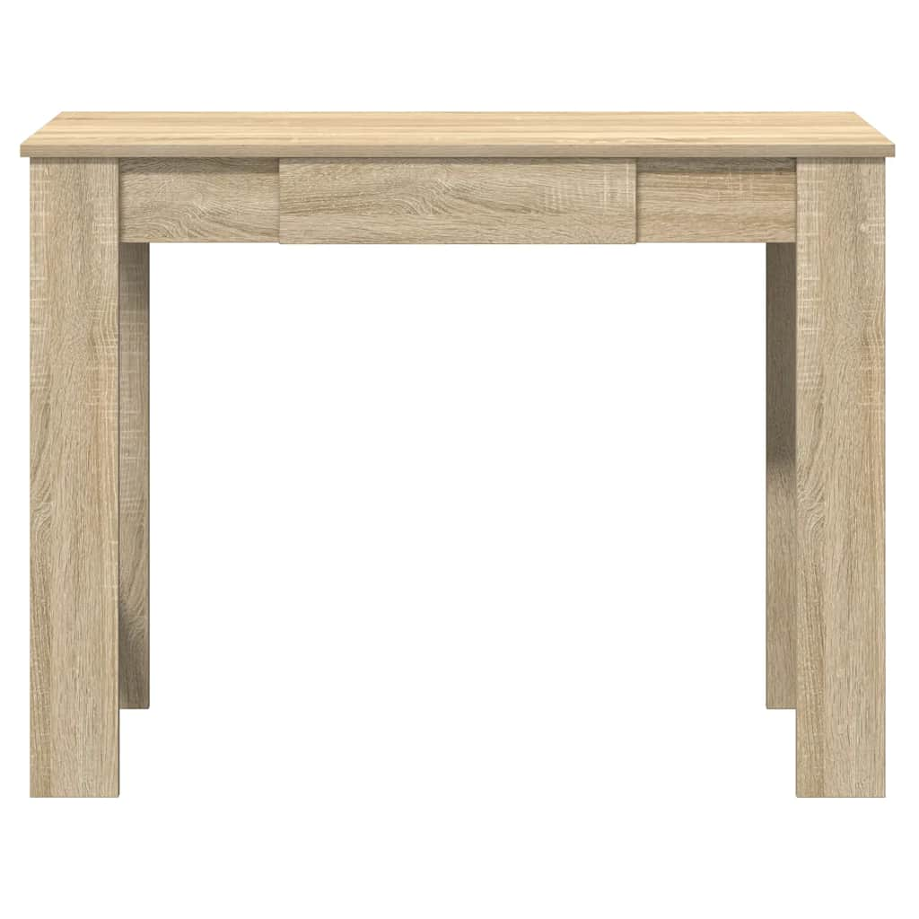 vidaXL Desk Sonoma Oak 100x45x75 cm Engineered Wood