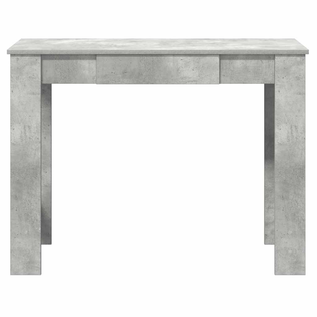 vidaXL Desk Concrete Grey 100x45x75 cm Engineered Wood