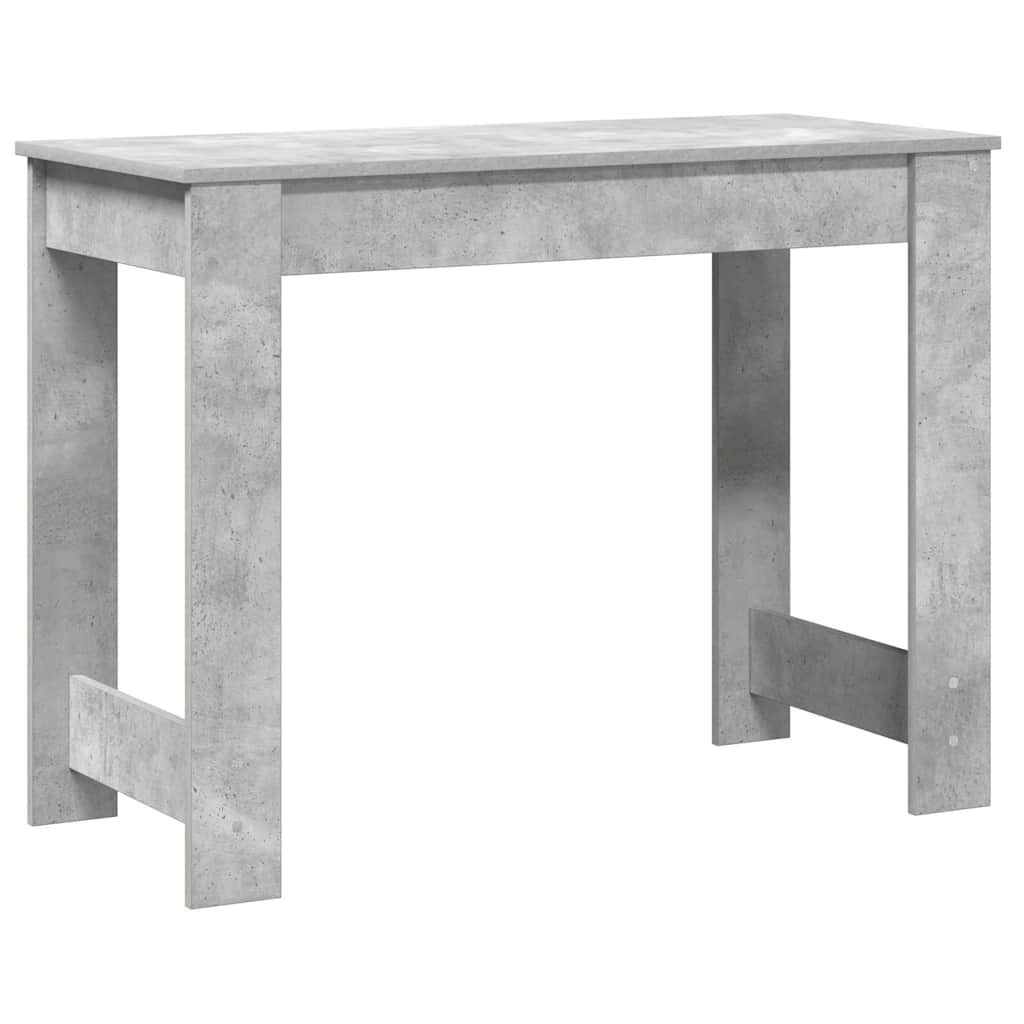 vidaXL Desk Concrete Grey 100x45x75 cm Engineered Wood