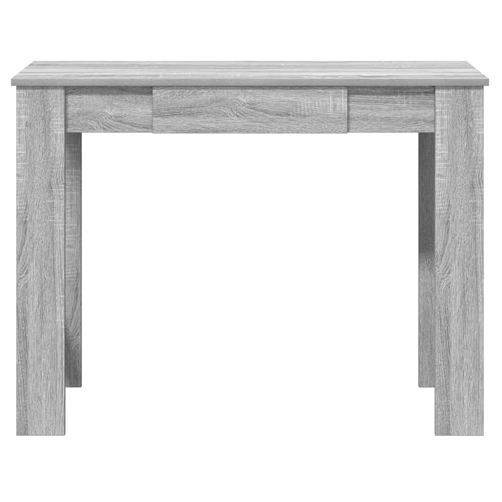 vidaXL Desk Grey Sonoma 100x45x75 cm Engineered Wood