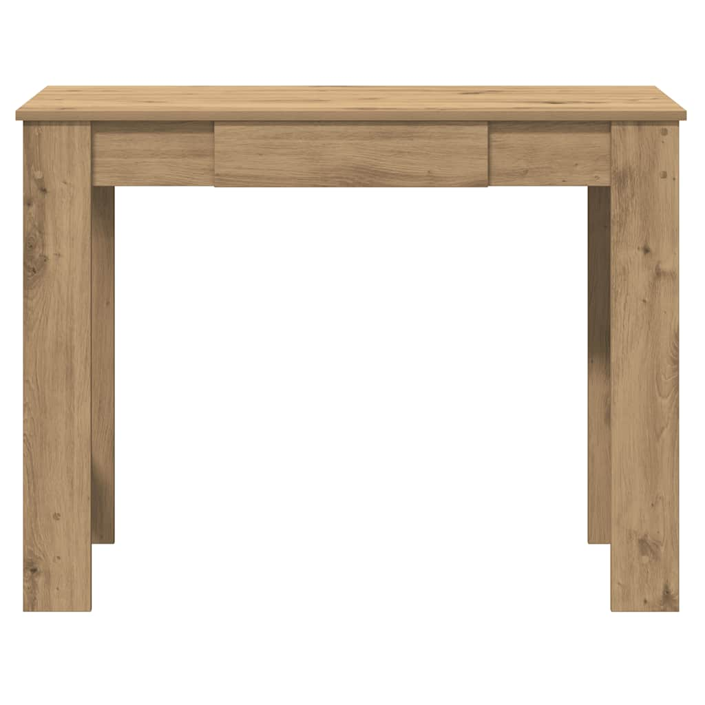 vidaXL Desk Artisan Oak 100x45x75 cm Engineered Wood