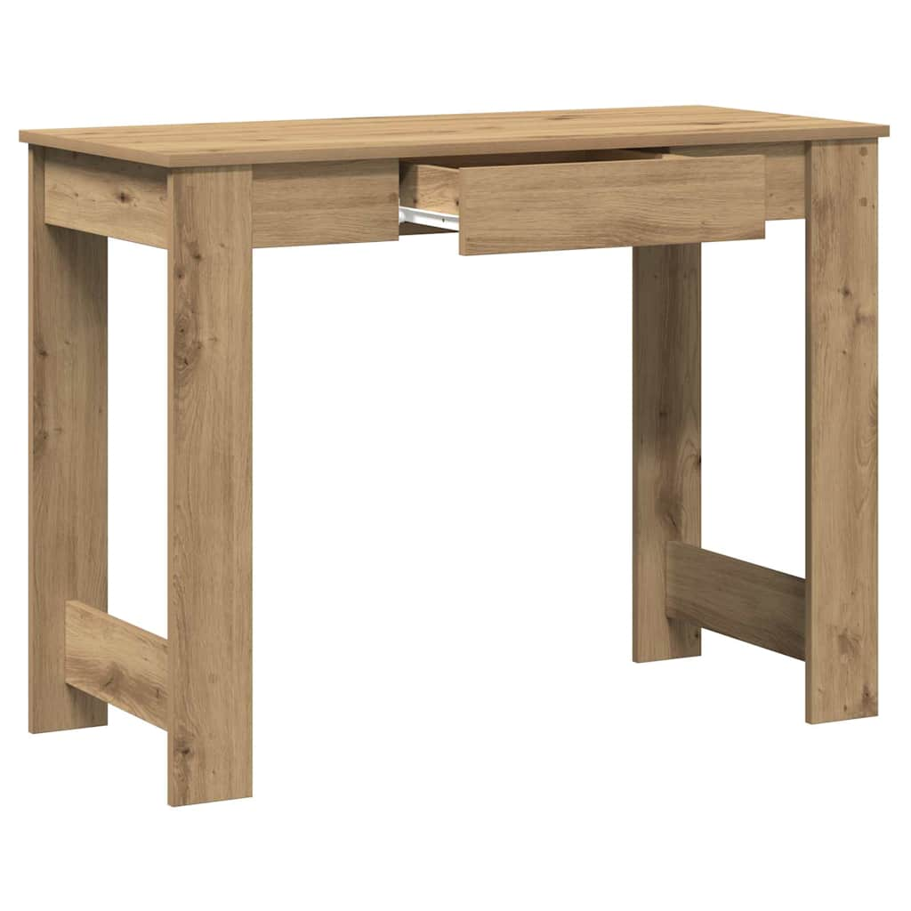 vidaXL Desk Artisan Oak 100x45x75 cm Engineered Wood