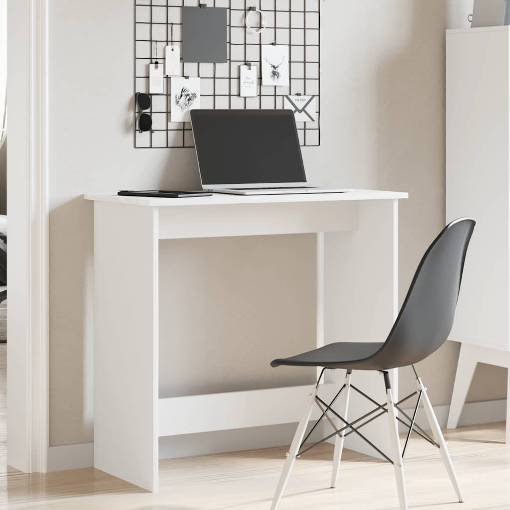 vidaXL Desk White 80x40x75 cm Engineered Wood