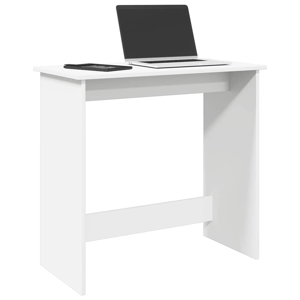 vidaXL Desk White 80x40x75 cm Engineered Wood