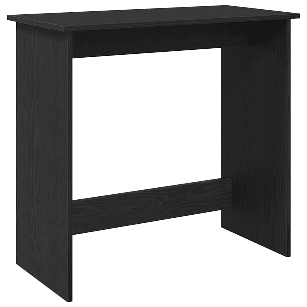 vidaXL Desk Black 80x40x75 cm Engineered Wood