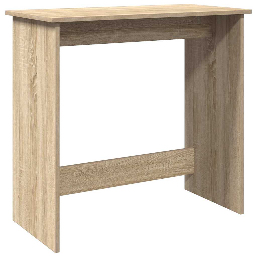 vidaXL Desk Sonoma Oak 80x40x75 cm Engineered Wood