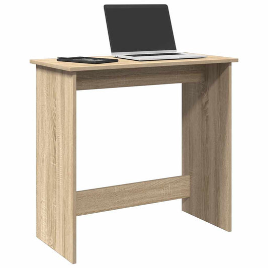 vidaXL Desk Sonoma Oak 80x40x75 cm Engineered Wood