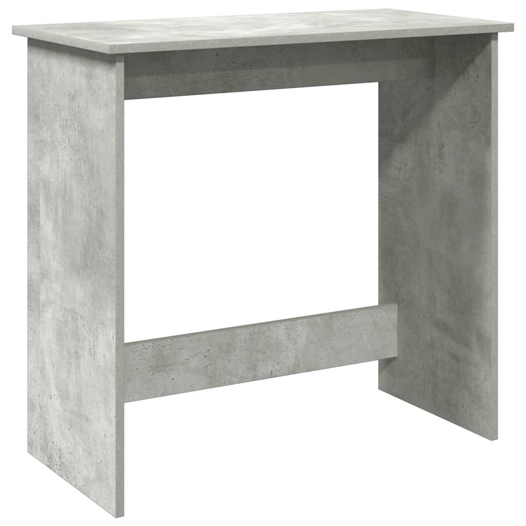 vidaXL Desk Concrete Grey 80x40x75 cm Engineered Wood