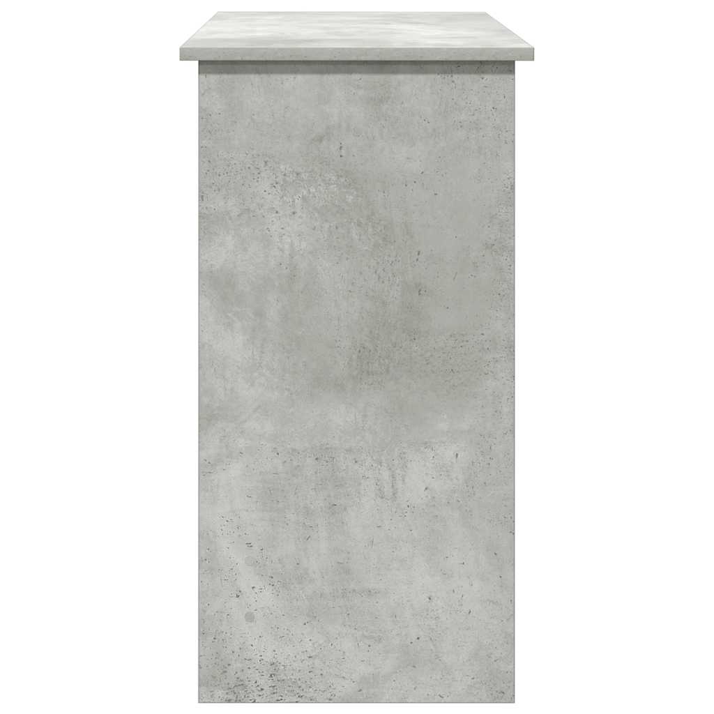 vidaXL Desk Concrete Grey 80x40x75 cm Engineered Wood