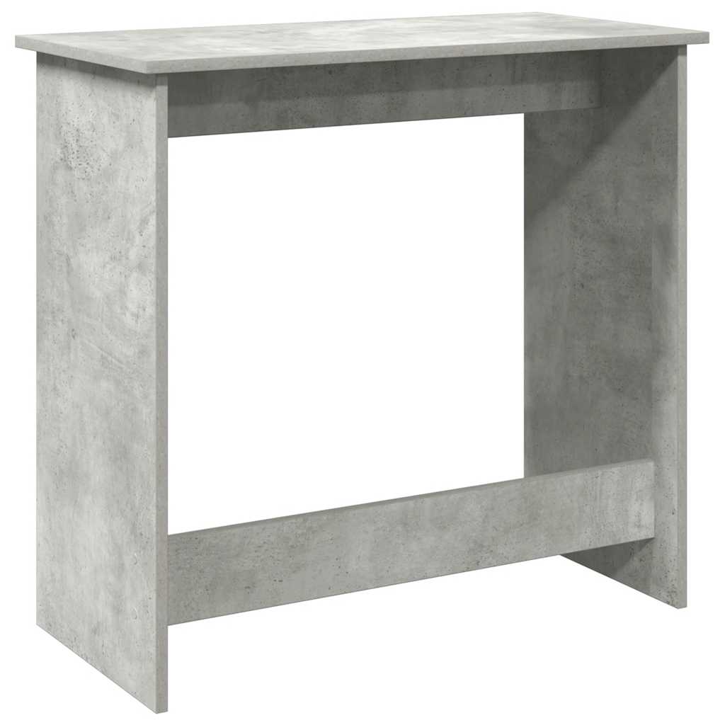 vidaXL Desk Concrete Grey 80x40x75 cm Engineered Wood