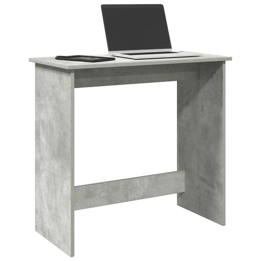 vidaXL Desk Concrete Grey 80x40x75 cm Engineered Wood