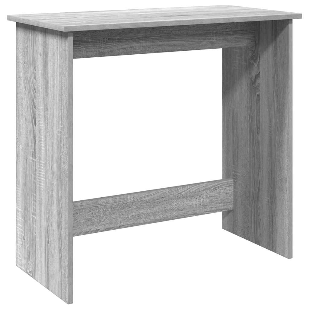 vidaXL Desk Grey Sonoma 80x40x75 cm Engineered Wood