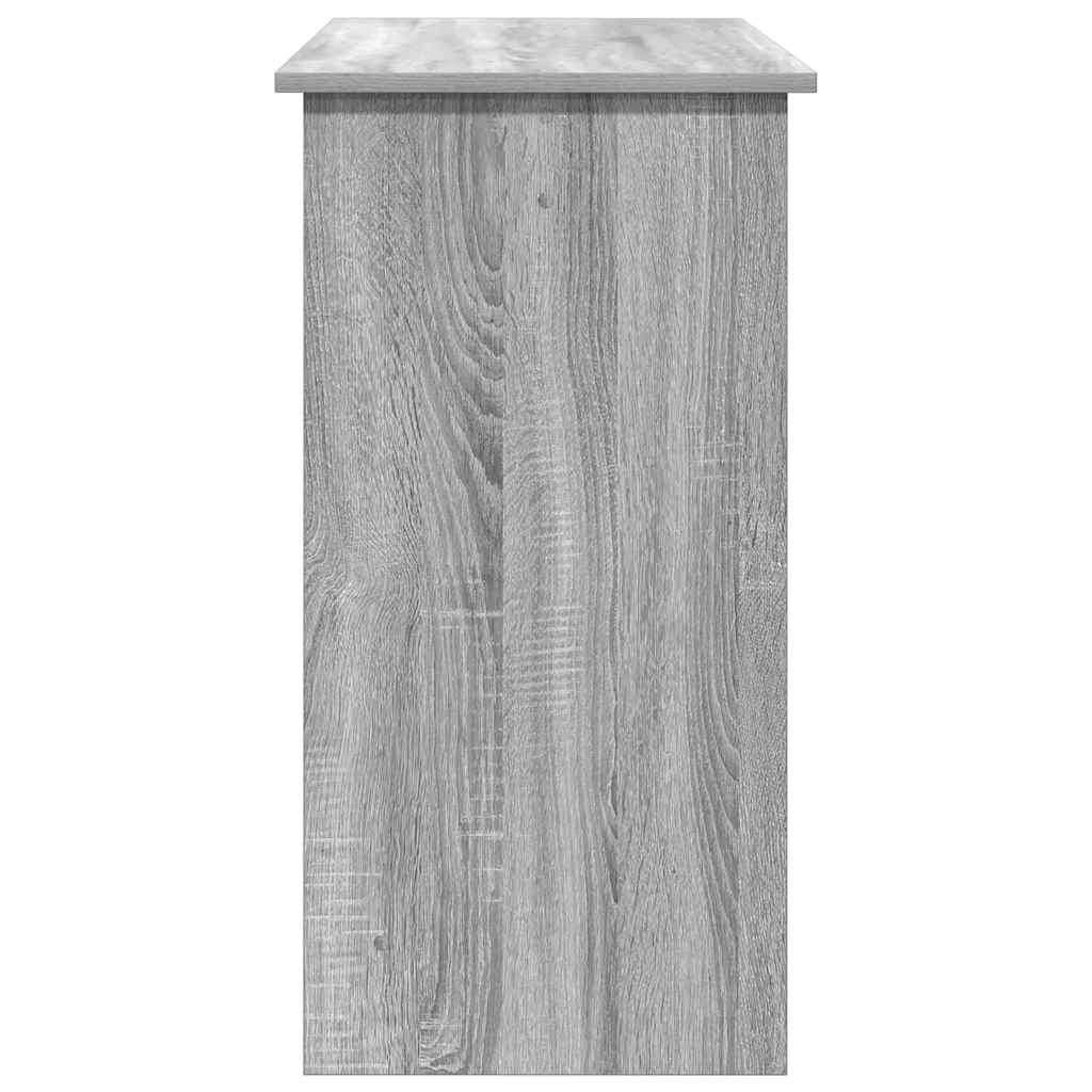 vidaXL Desk Grey Sonoma 80x40x75 cm Engineered Wood