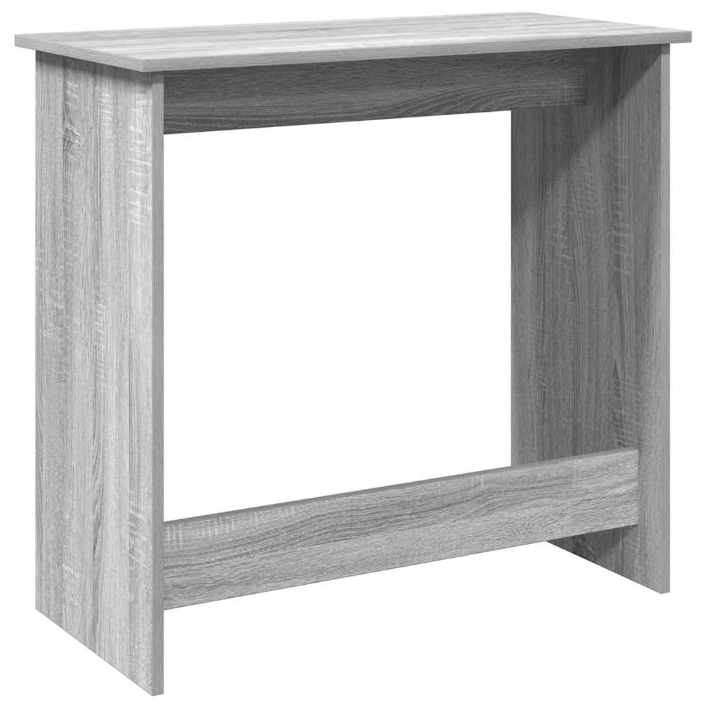 vidaXL Desk Grey Sonoma 80x40x75 cm Engineered Wood