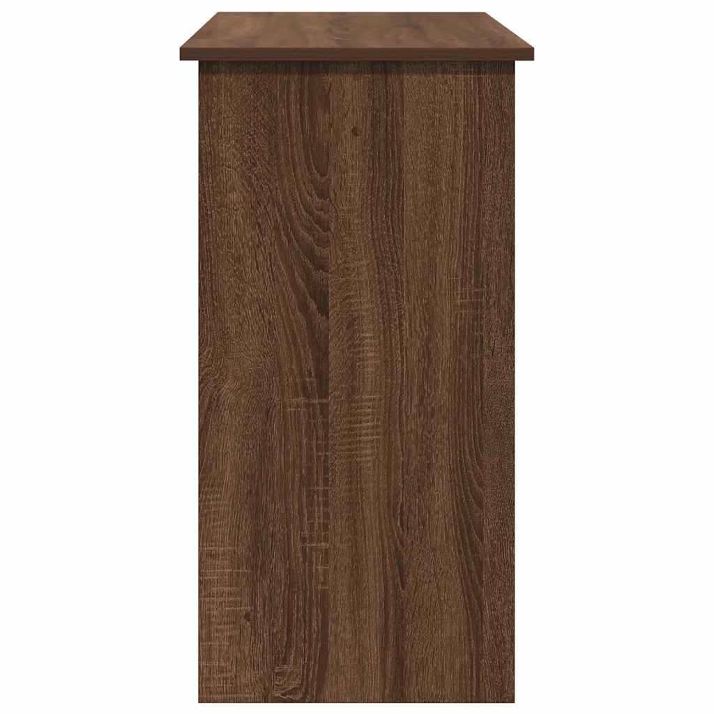 vidaXL Desk Brown Oak 80x40x75 cm Engineered Wood