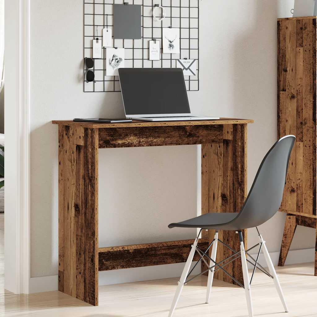 vidaXL Desk Old Wood 80x40x75 cm Engineered Wood