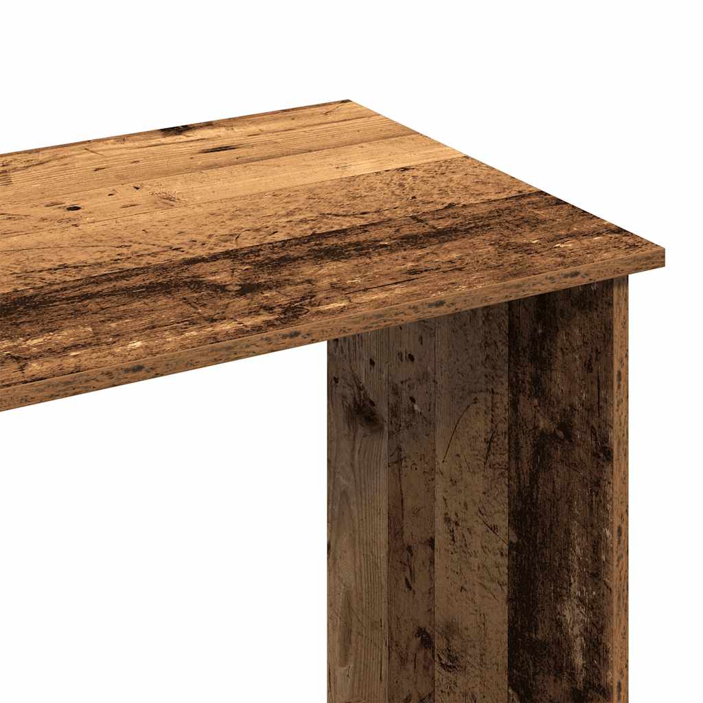 vidaXL Desk Old Wood 80x40x75 cm Engineered Wood