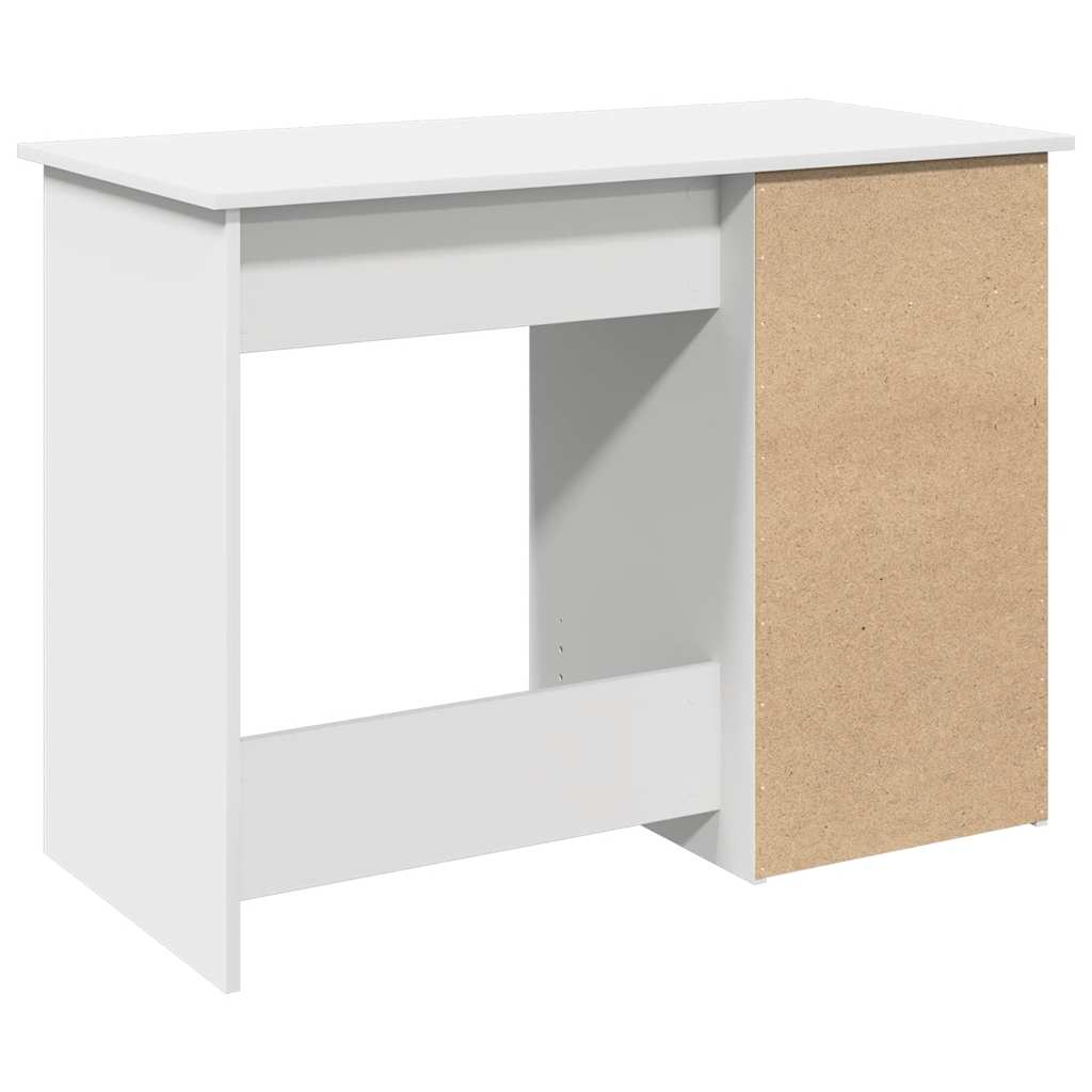 vidaXL Desk White 102x50x75 cm Engineered Wood