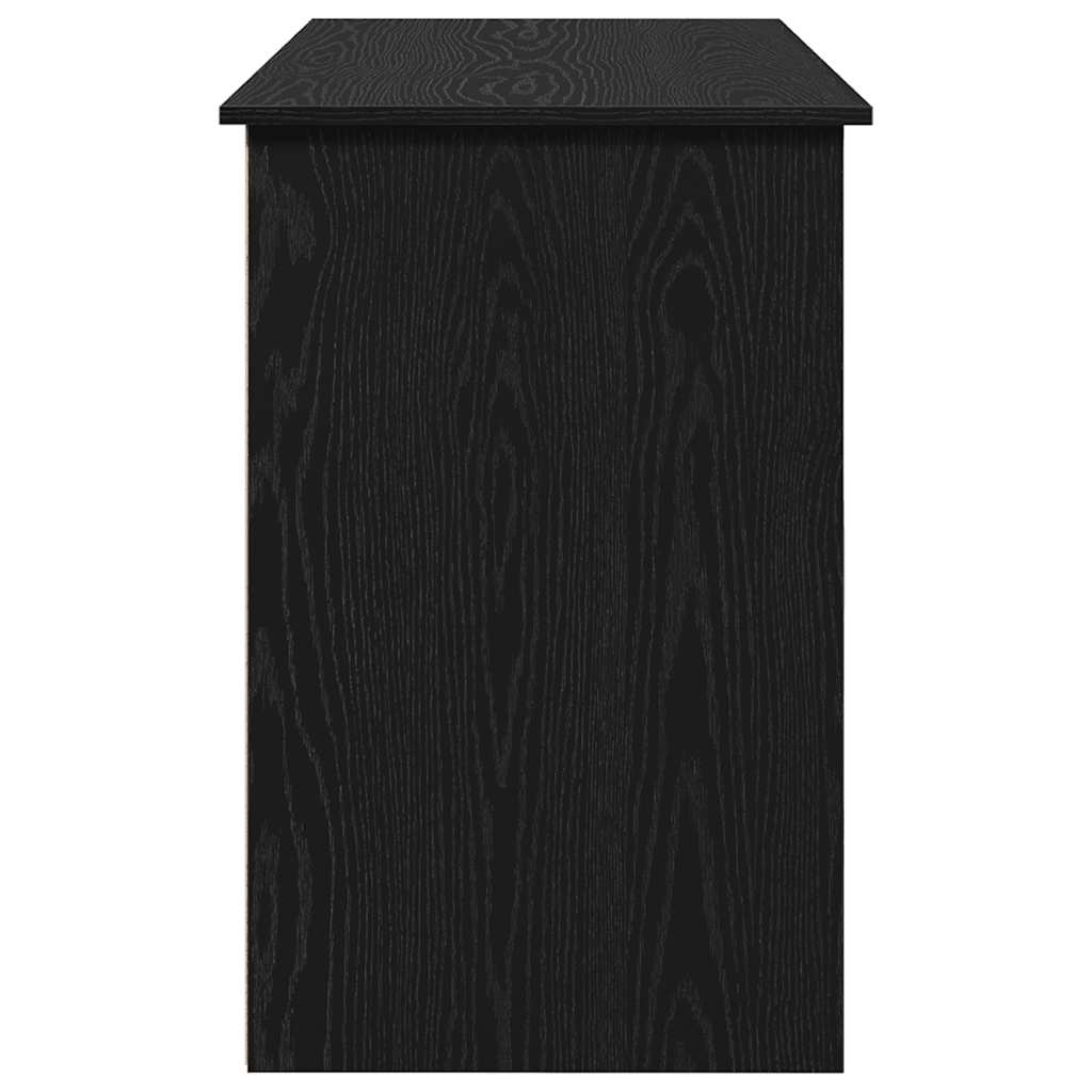 vidaXL Desk Black 102x50x75 cm Engineered Wood