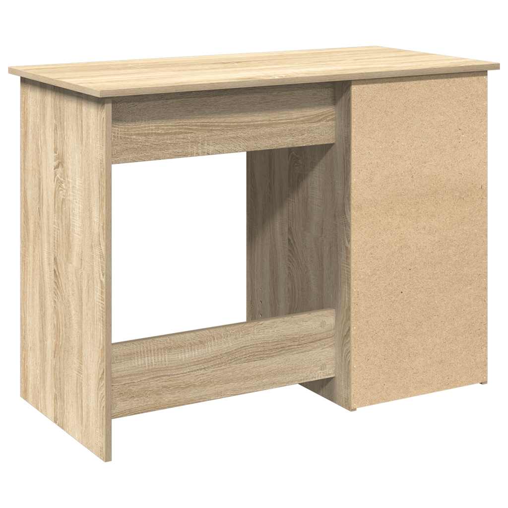 vidaXL Desk Sonoma Oak 102x50x75 cm Engineered Wood