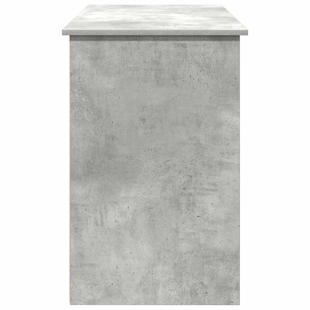 vidaXL Desk Concrete Grey 102x50x75 cm Engineered Wood