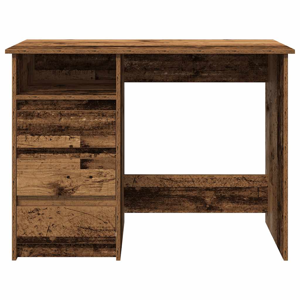 vidaXL Desk Old Wood 102x50x75 cm Engineered Wood