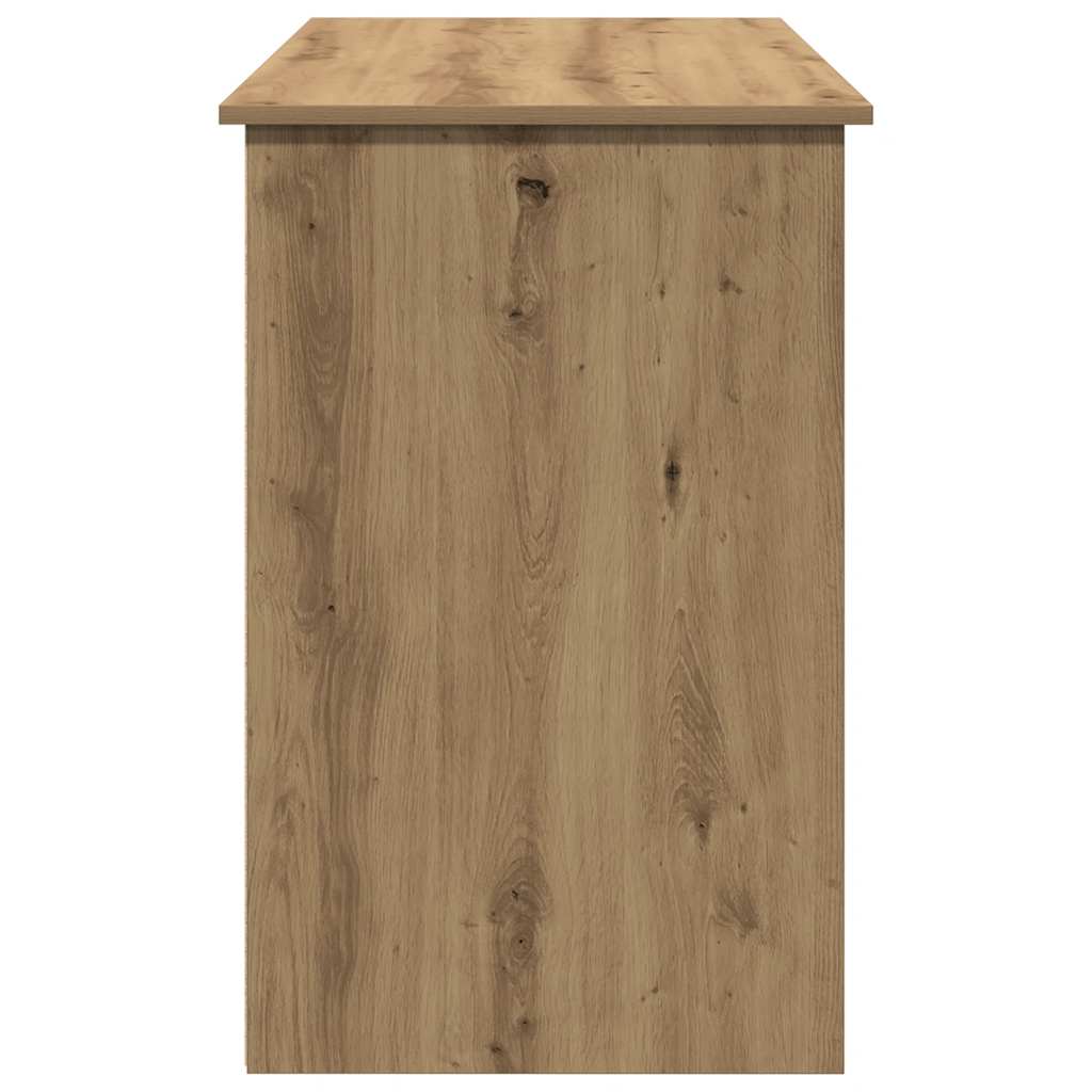 vidaXL Desk Artisan Oak 102x50x75 cm Engineered Wood